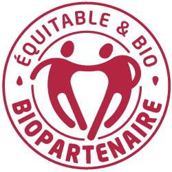 logo biopartenaire commerce équitable