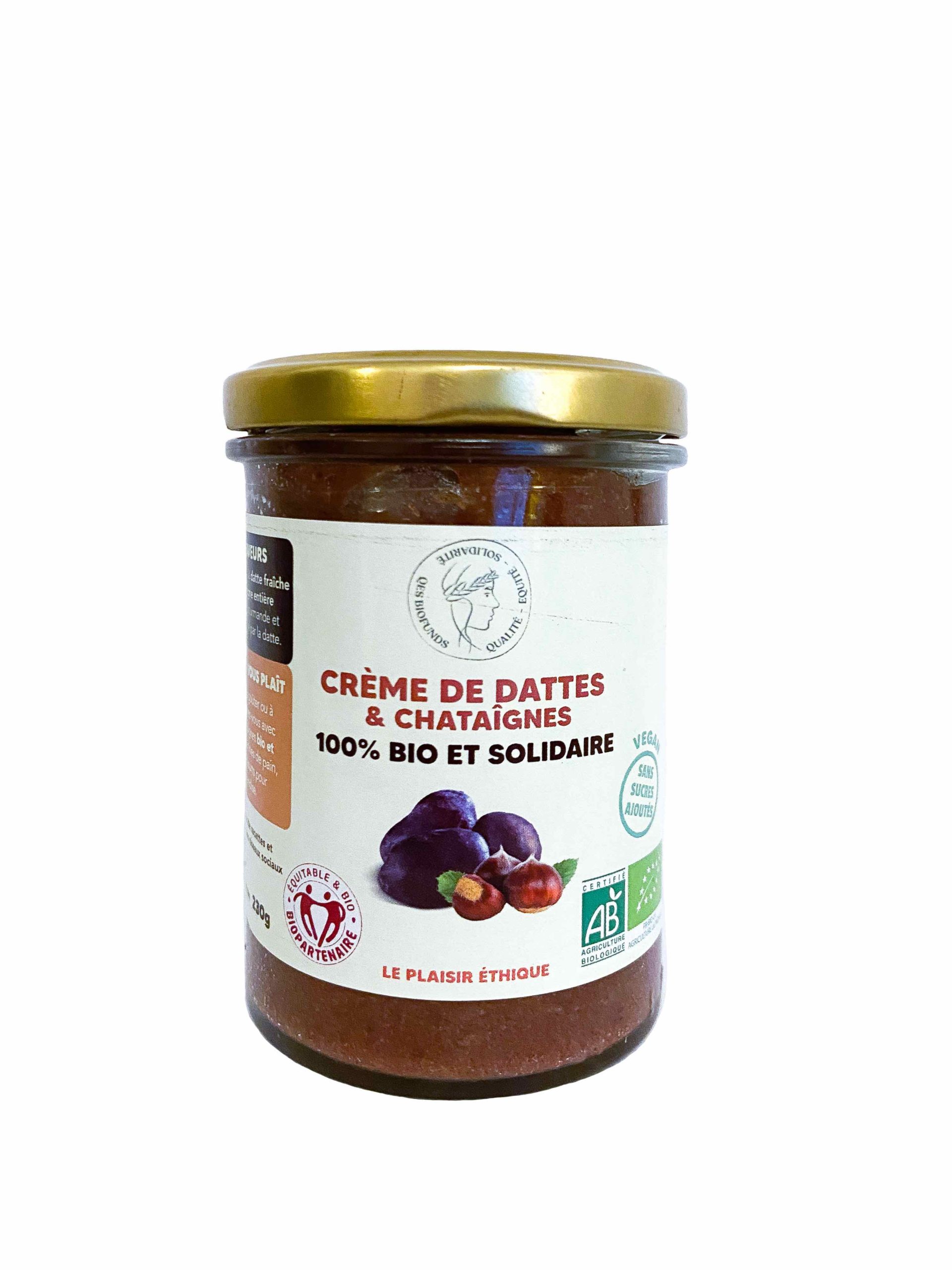 Crème de châtaigne et dattes